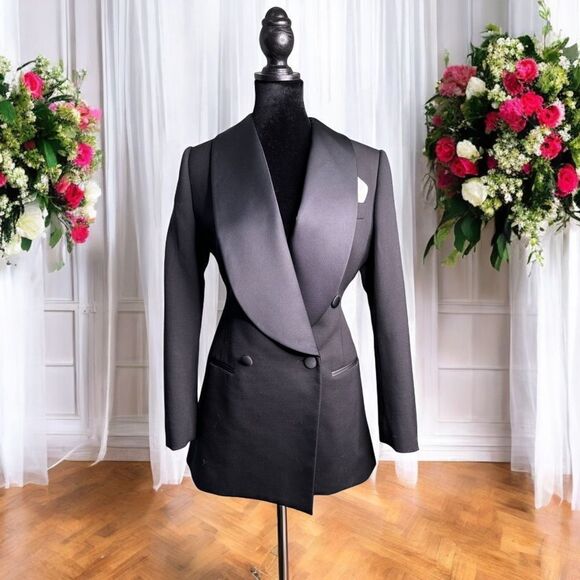 NWT Miu Miu Wool Women’s Tuxedo Jacket (36) - Picture 1 of 15